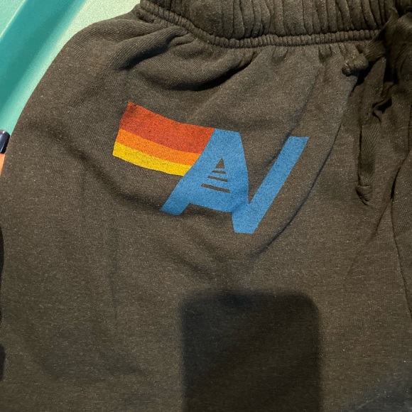 NWOT Mens Aviator Nation Sweatpants Black size XL - Picture 4 of 4